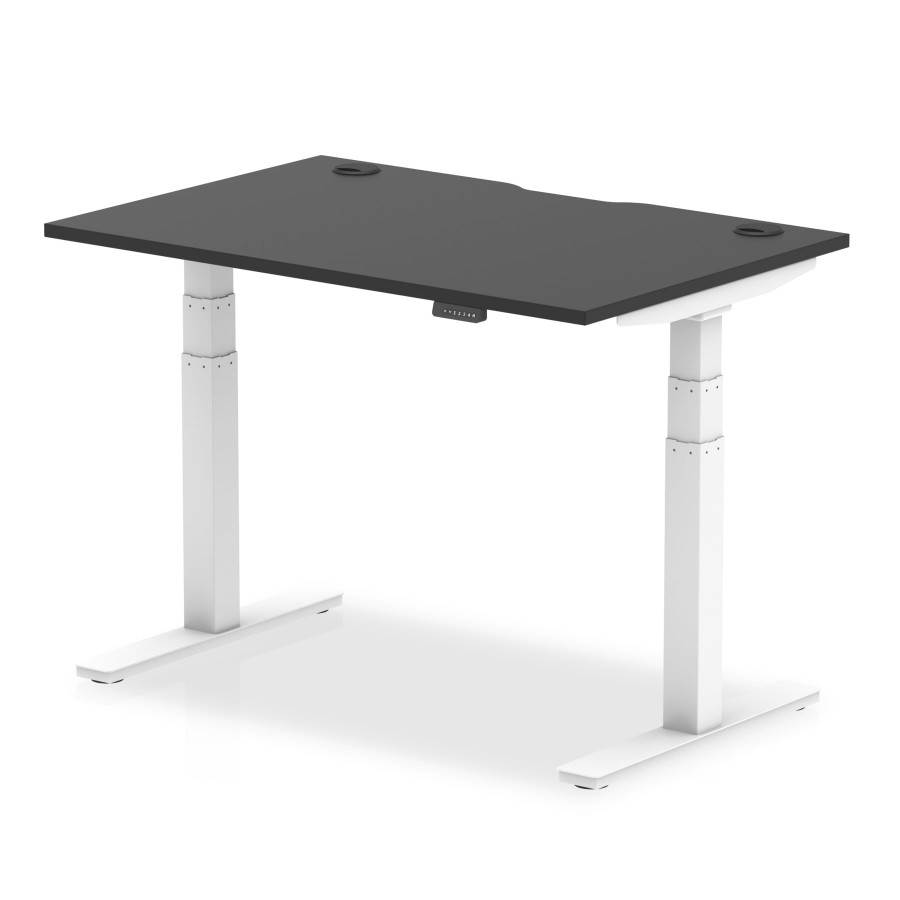 Black Series Twin Motor Height Adjustable Desk